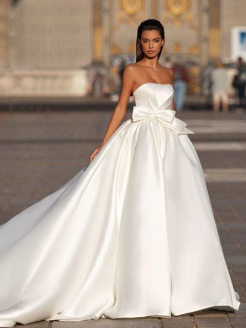 Georgette-Milla Nova-ウエディングドレス